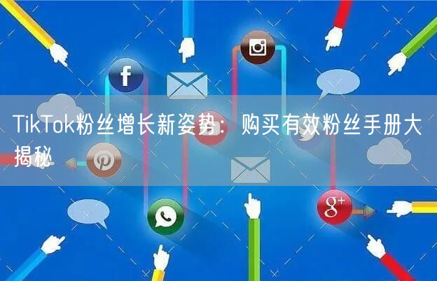 TikTok粉丝增长新姿势：购买有效粉丝手册大揭秘