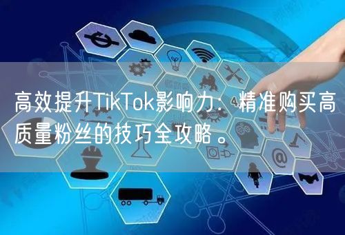 高效提升TikTok影响力：精准购买高质量粉丝的技巧全攻略。