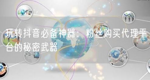 玩转抖音必备神器：粉丝购买代理平台的秘密武器