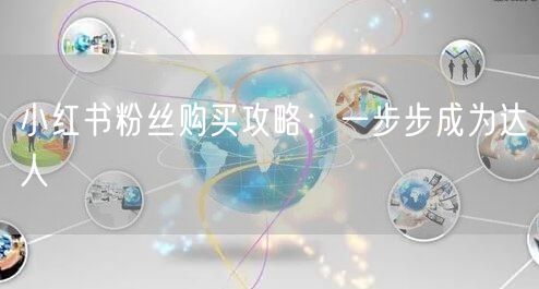 小红书粉丝购买攻略：一步步成为达人