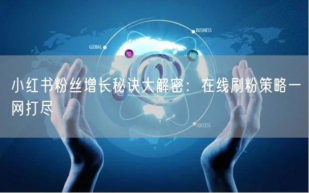 小红书粉丝增长秘诀大解密：在线刷粉策略一网打尽