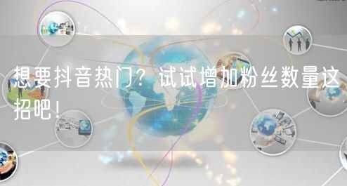 想要抖音热门？试试增加粉丝数量这招吧！