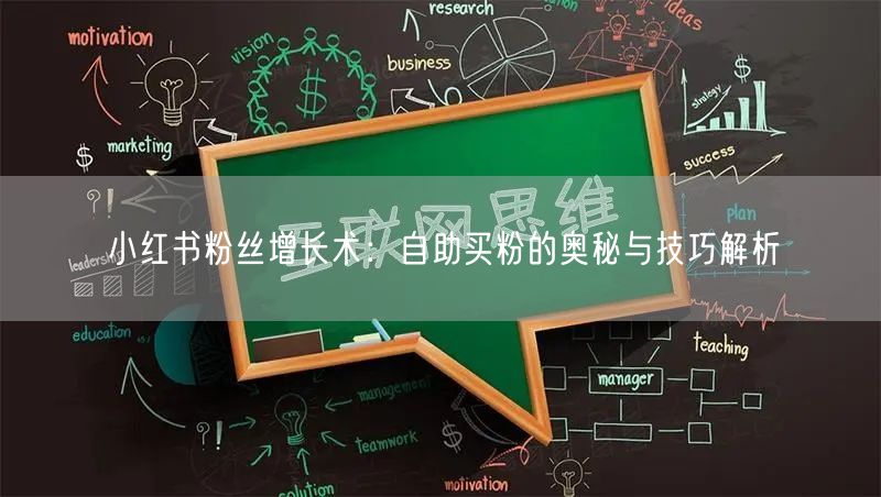 小红书粉丝增长术：自助买粉的奥秘与技巧解析