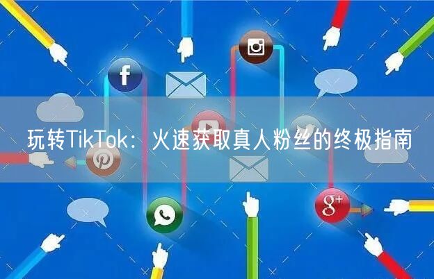 玩转TikTok：火速获取真人粉丝的终极指南