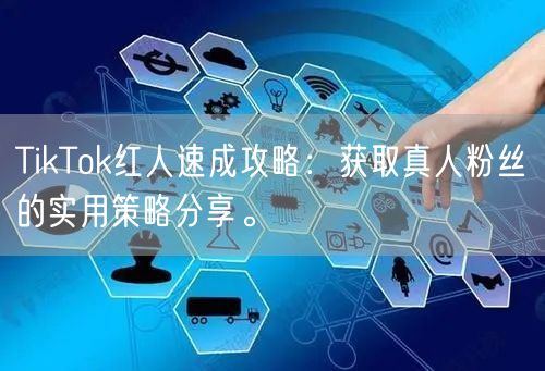 TikTok红人速成攻略：获取真人粉丝的实用策略分享。